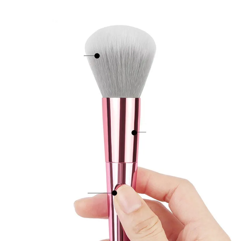 10pcs Premium Synthetic Hair Makeup Brushes Set with Case Bag