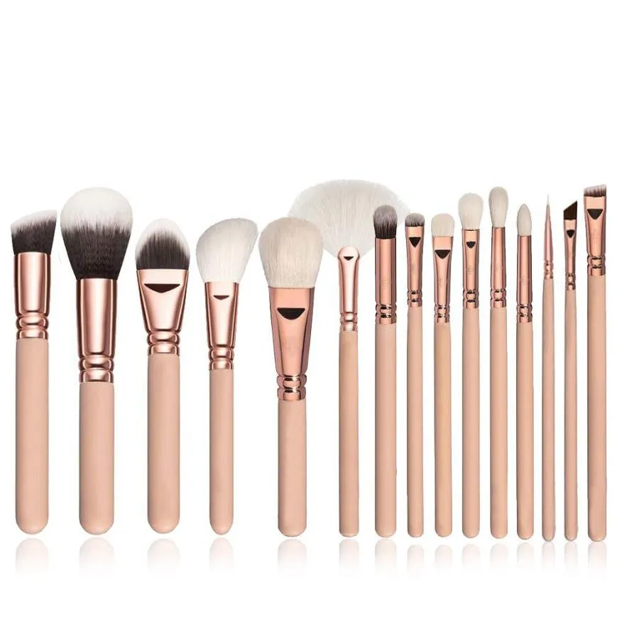 15 PCS Pro Makeup Brushes Set