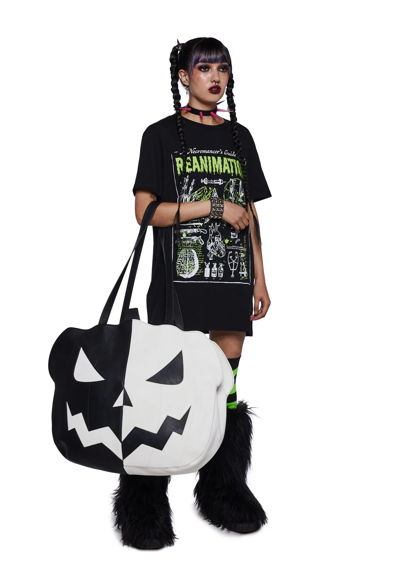 A Grin That Glows Mega Tote