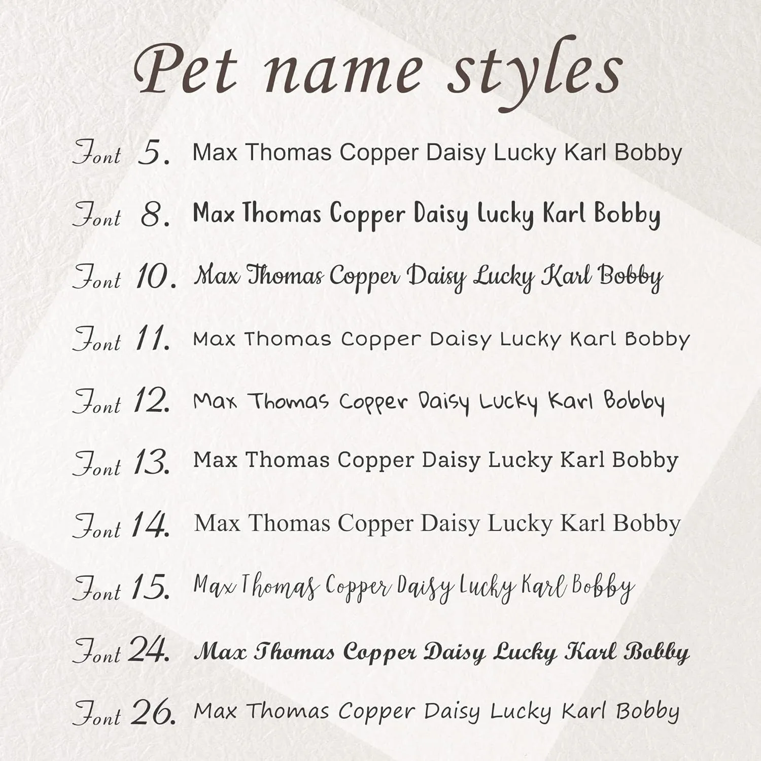Anavia Bone Shape Slide On Silent Pet ID Tags, S/M/L/XL Gold Black Personalized Engraved Cat Dog Name Tags, Glossy Finish Stainless Steel Chew-Proof Quiet Dog Collar Tag