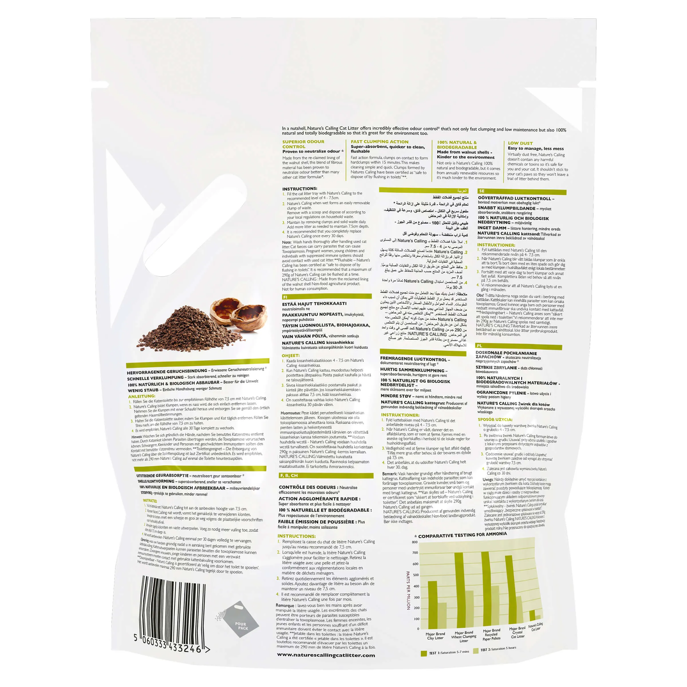 Applaws Natures Calling Clumping Cat Litter 2.7kg