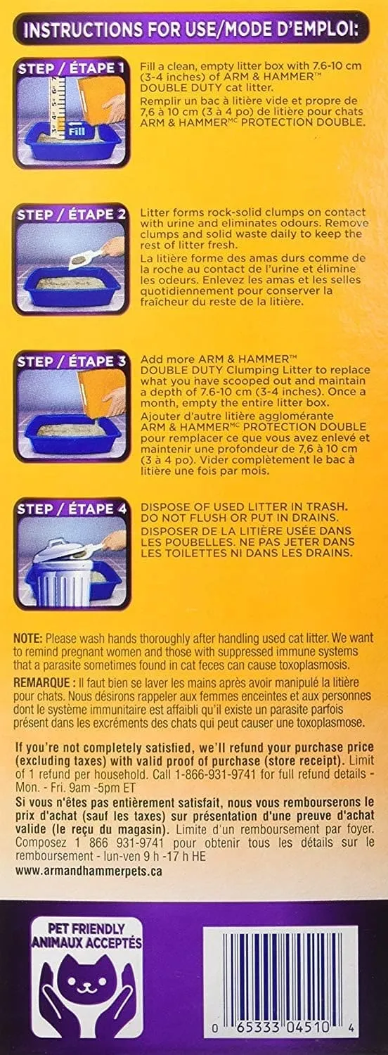 Arm & Hammer Double Duty Clumping Litter 14 LBS - 03320002148