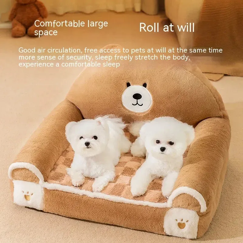 Bear Style All-season Pet Sofa
