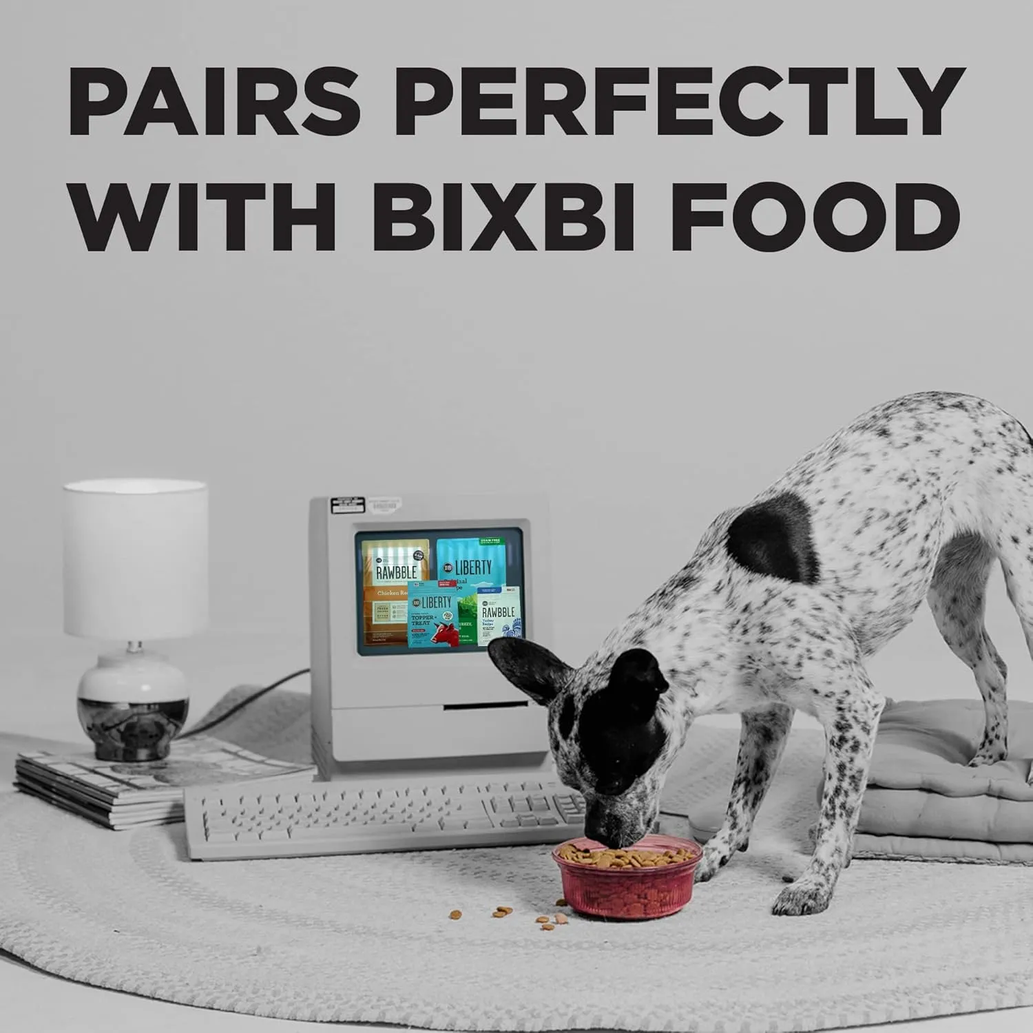 BIXBI Liberty Ruff Puffs, Sweet Potato And Apple 4 oz - Crunchy Small Training Treats for Dogs - Wheat Free and Low Calorie Dog Treats, Flavorful Healthy and All Natural Dog Treats