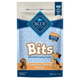 Blue Buffalo Bits Tempting Turkey Natural Soft-Moist Training Dog Treats