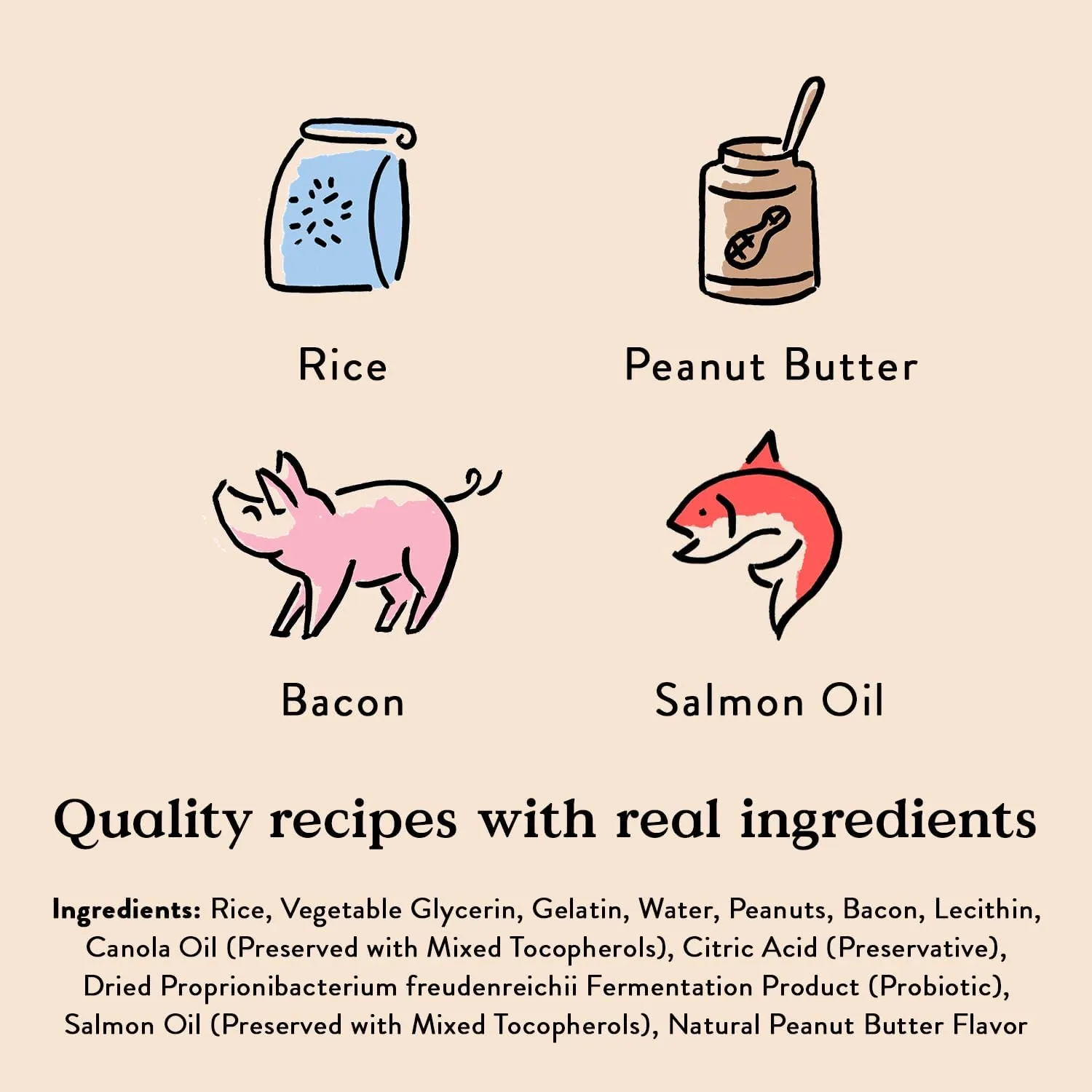 Bocce's Bakery Puppy Bac'n Nutty Training Treats for Dogs, Wheat-Free Dog Treats, Made with Real Ingredients, Baked in The USA, 3 oz