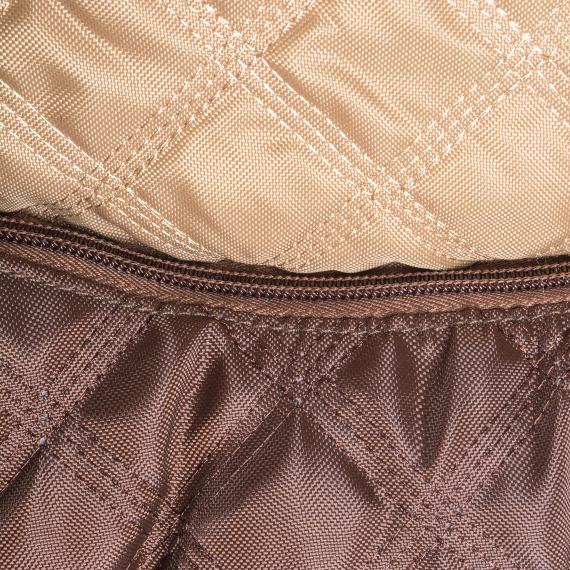 Bone Dry Pet Bed/Mat, Quilted Border Cushion, Brown, Medium - 20x28"