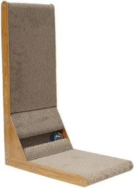Cat Scratching Boards L-Shaped Cat Scratcher Board Detachable Cat Scraper Scratching Post for Cats Grinding Claw Climbing Toy Pet Furniture Supplies Cat Scratching Pads