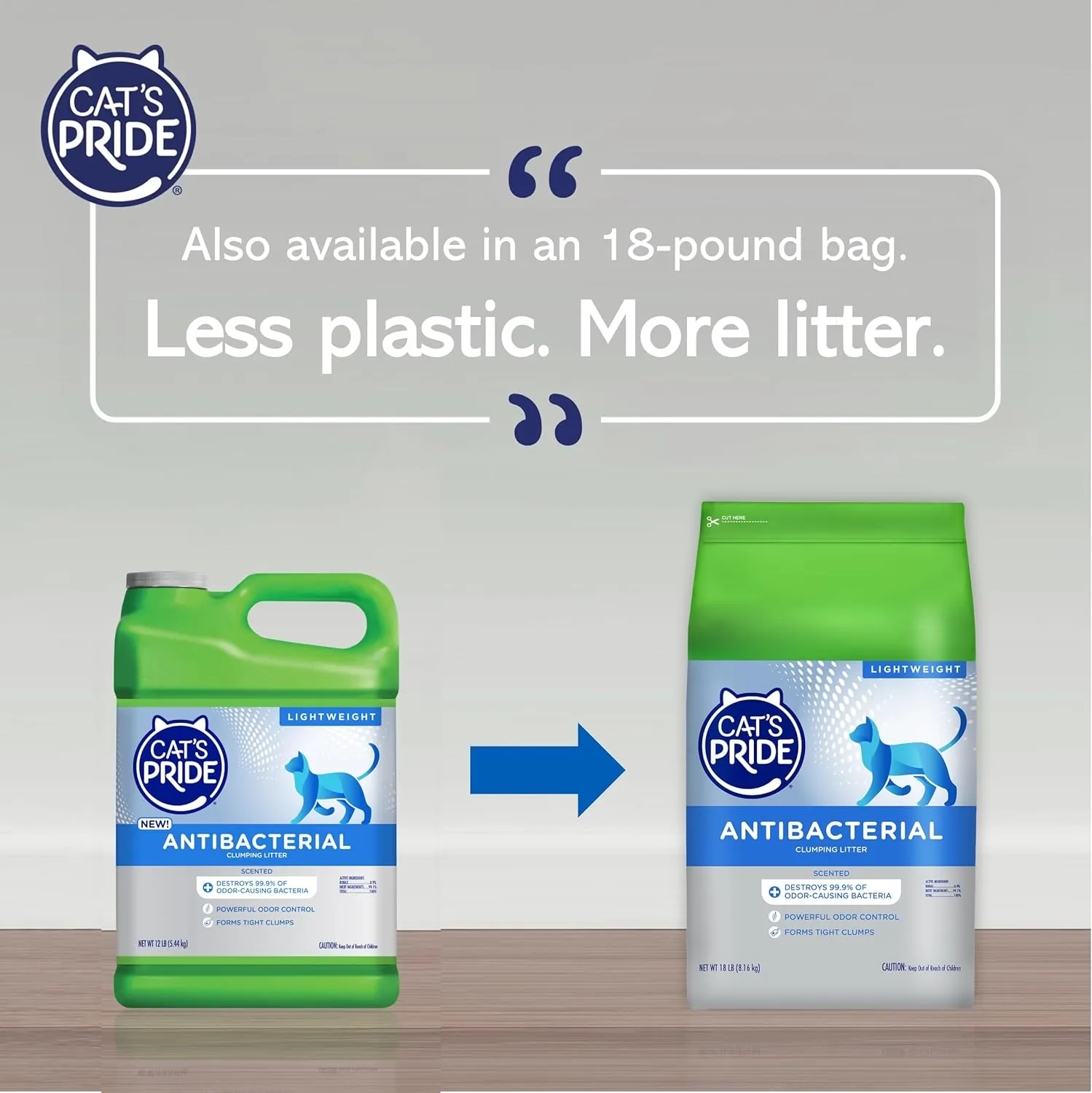 Cat's Pride Antibacterial - Scented 18lb Bag