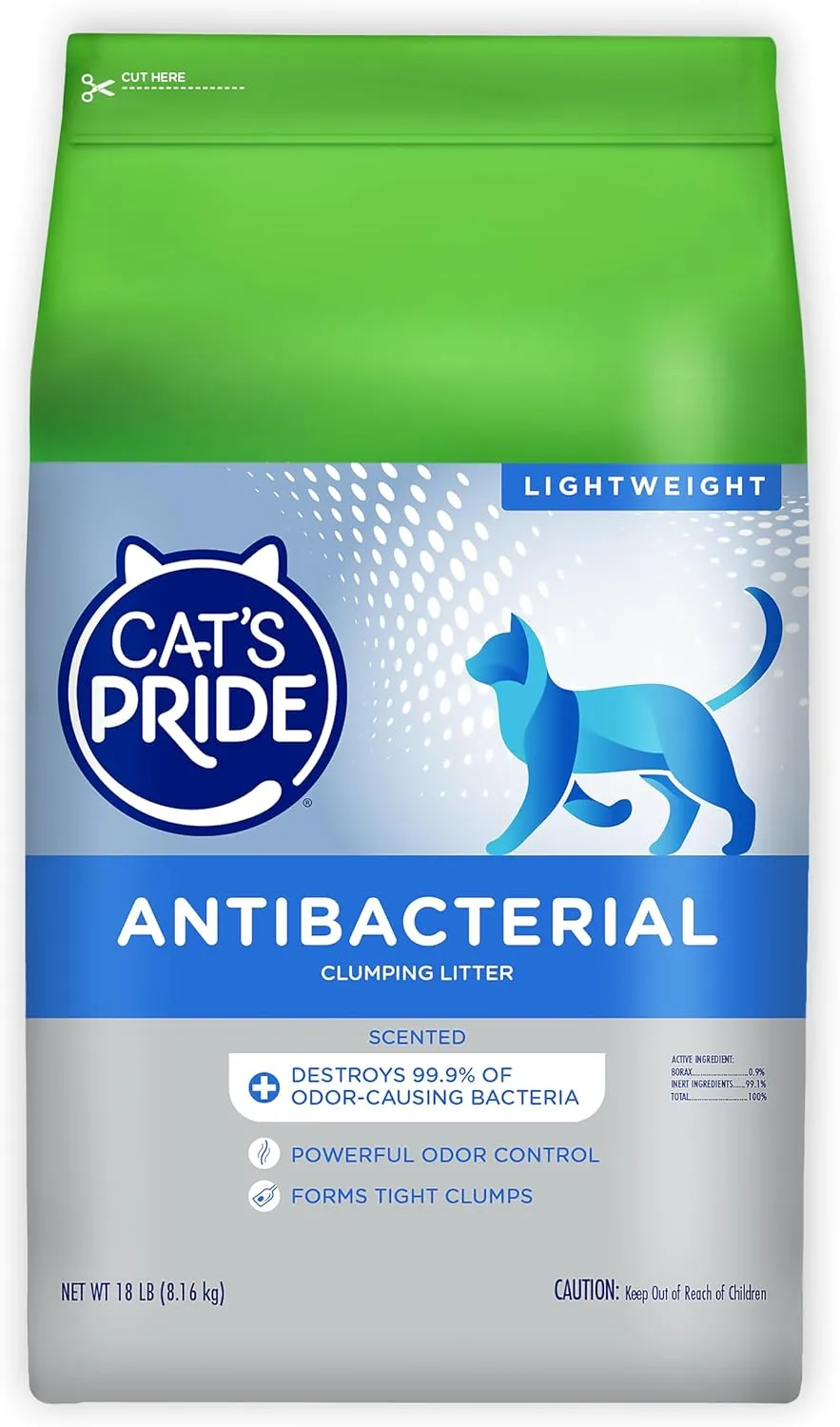 Cat's Pride Antibacterial - Scented 18lb Bag