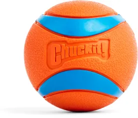 Chuckit! Ultra Ball Dog Toy - Size XXL - For Dogs 100  lbs - Made from Durable Rubber - Super Bouncy - Floats in Water - 4-inch Diameter - Pack of 1