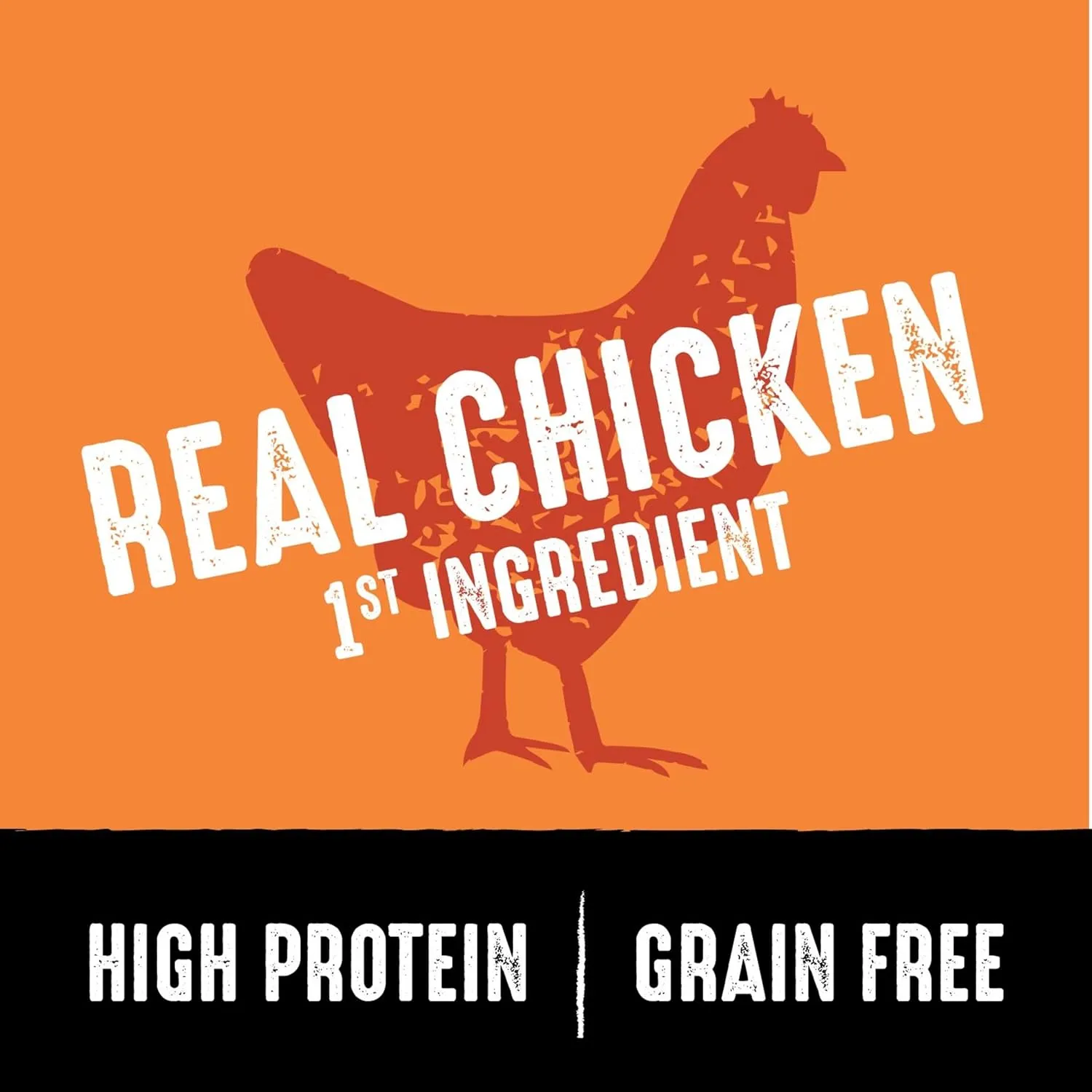 CRAVE Grain Free High Protein Adult Dry Dog Food, Chicken, 4 lb. Bag (Pack of 2)