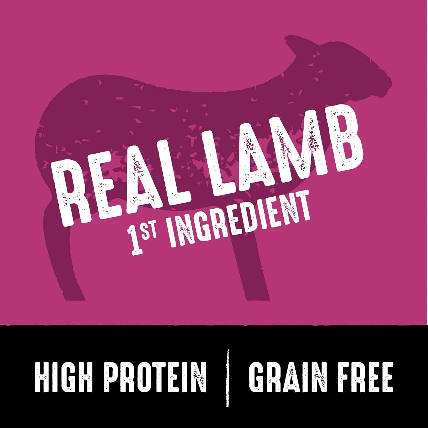 CRAVE Grain Free High Protein Adult Dry Dog Food with Lamb, 12 lb. Bag