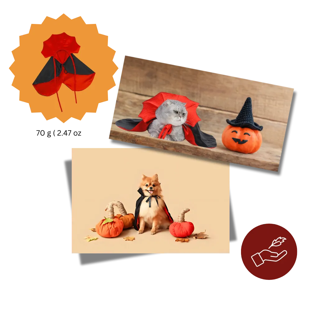 Cute Dracula Halloween Pet Costume