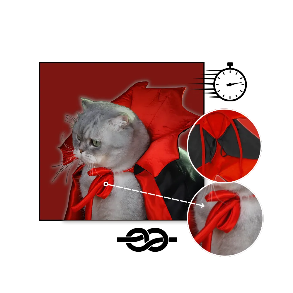 Cute Dracula Halloween Pet Costume