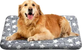 Dog Bed Mat, Reversible Crate Pads for Small/Medium/Large Dogs & Cats Sleeping, Portable & Soft, Dog Beds Crate Pad - Machine Washable Dog Mat Bed Kennel Mat Cat Bed L(35*23*1.5)