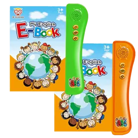 Early Learning Educational E- Book with Sounds, Alphabets, Shapes & Animals