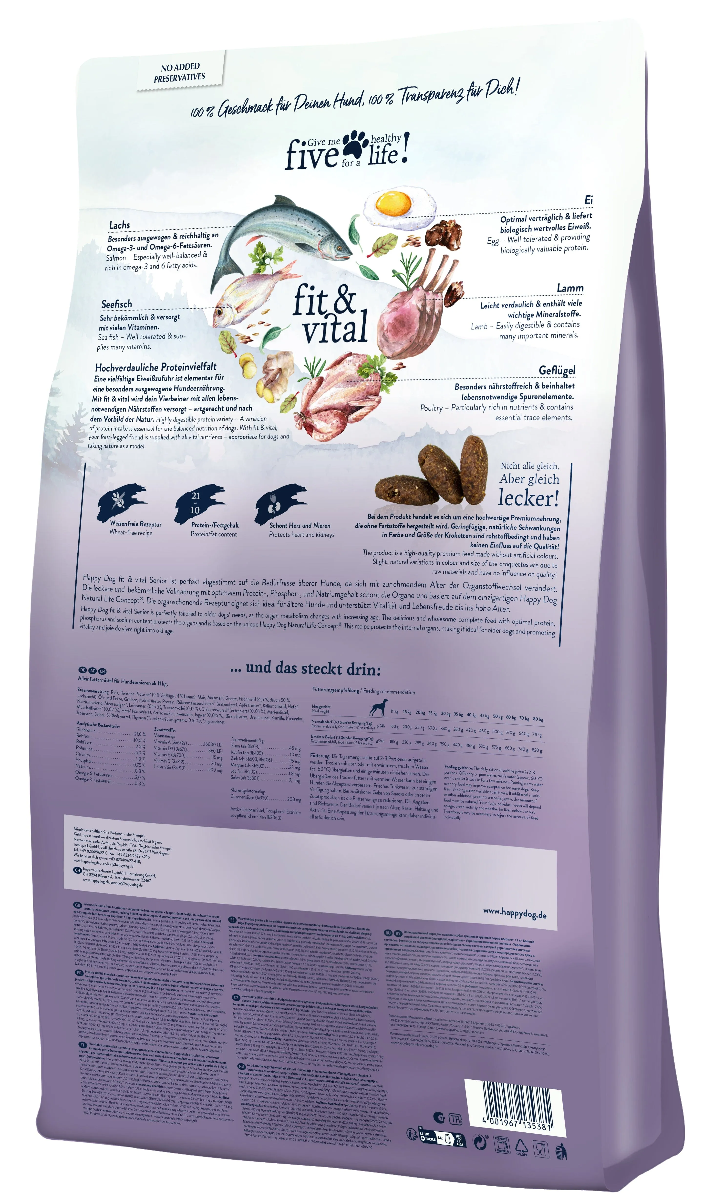 Fit & Well Senior Dog Food
