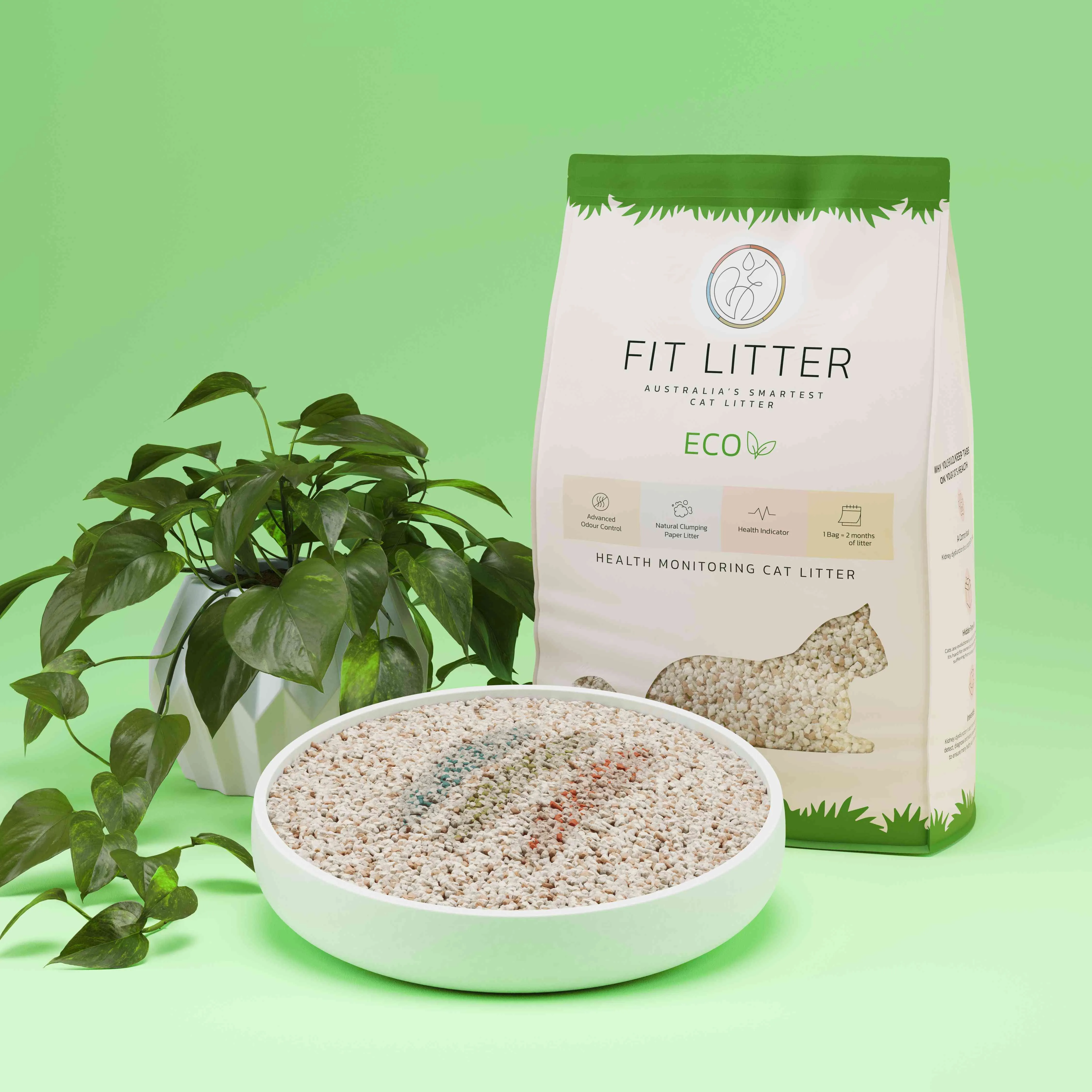 Fit Litter Eco - 1 Month Supply - 4 Cat