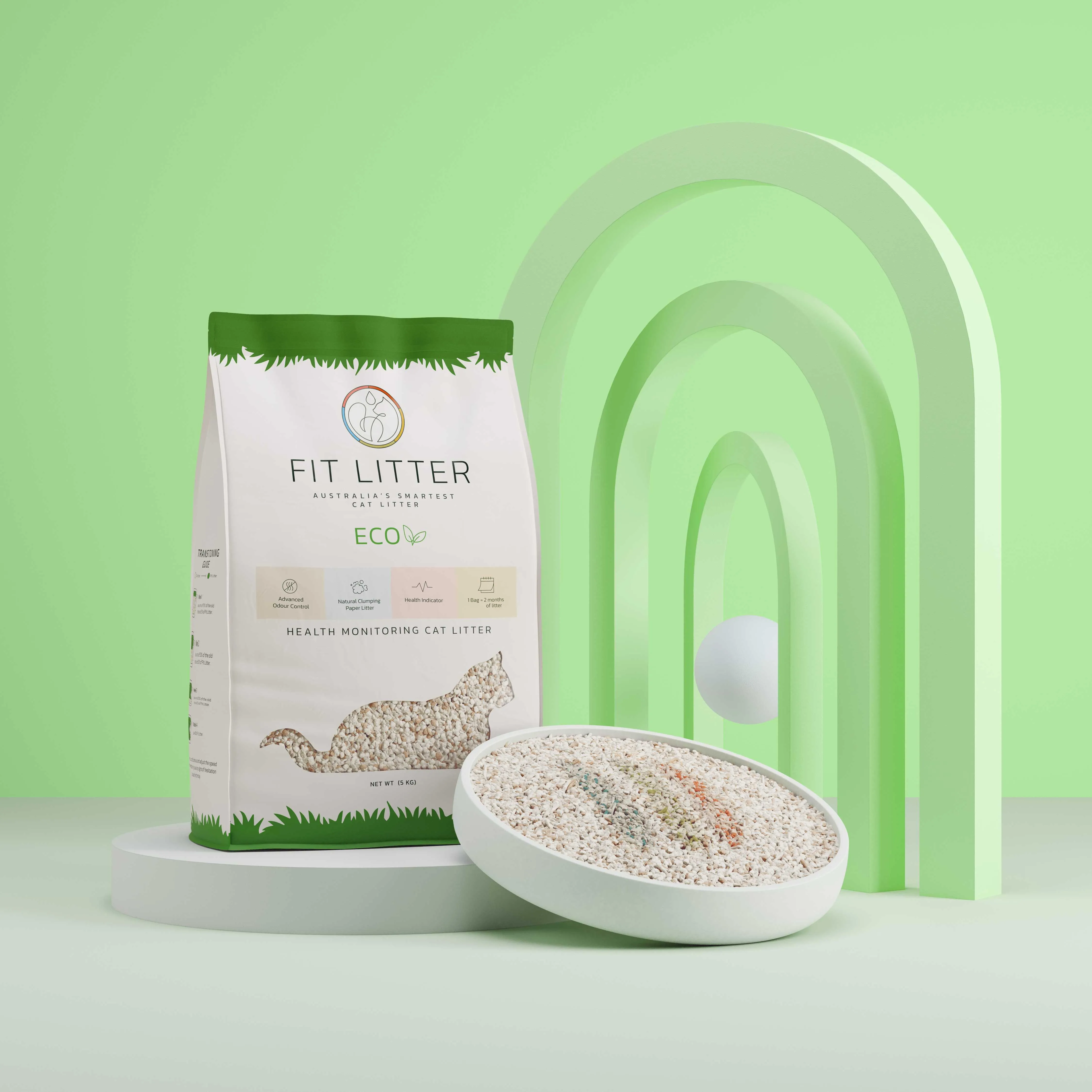 Fit Litter Eco - 1 Month Supply - 4 Cat