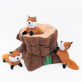 Fox Stump Burrow Dog Toy