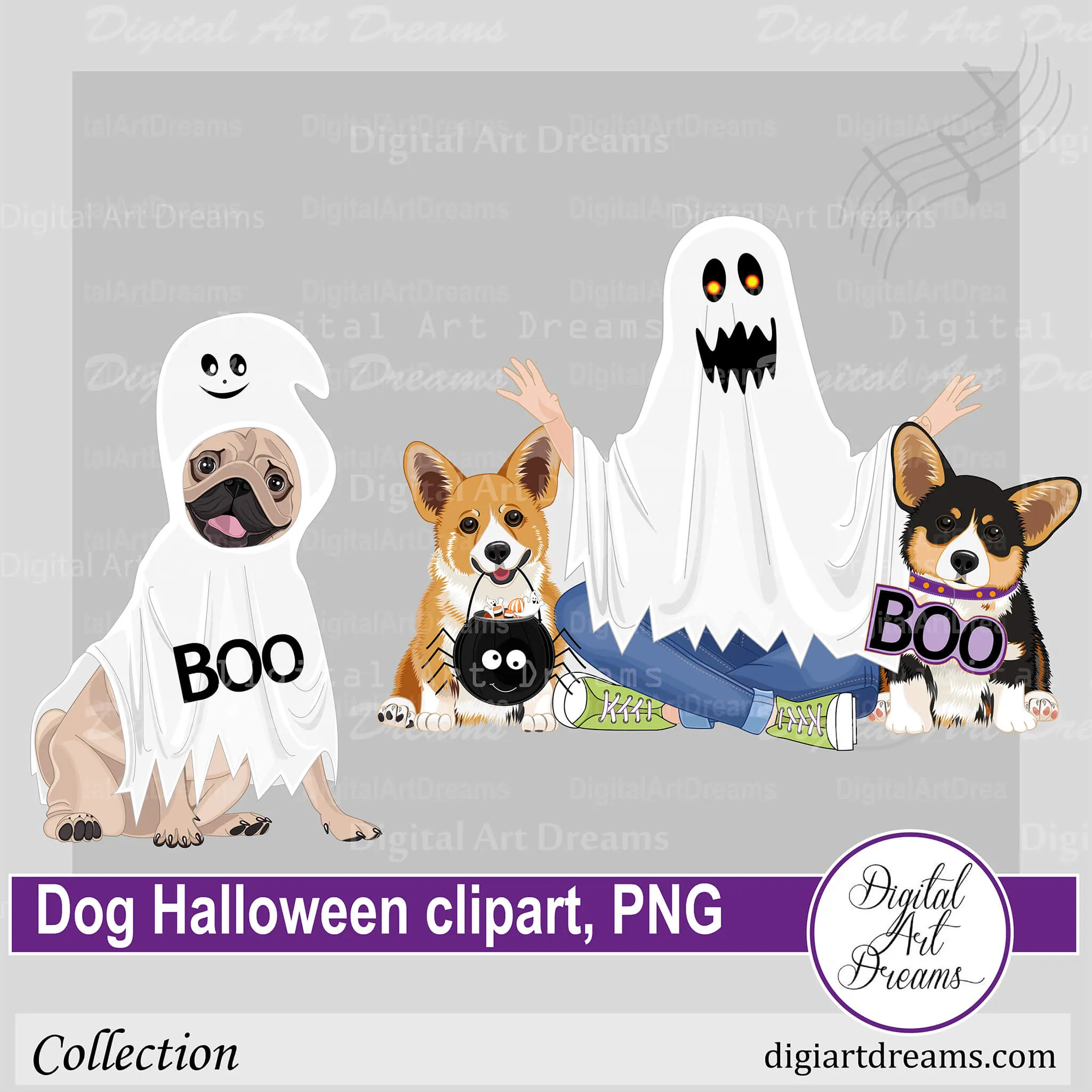 Halloween Dog Clipart