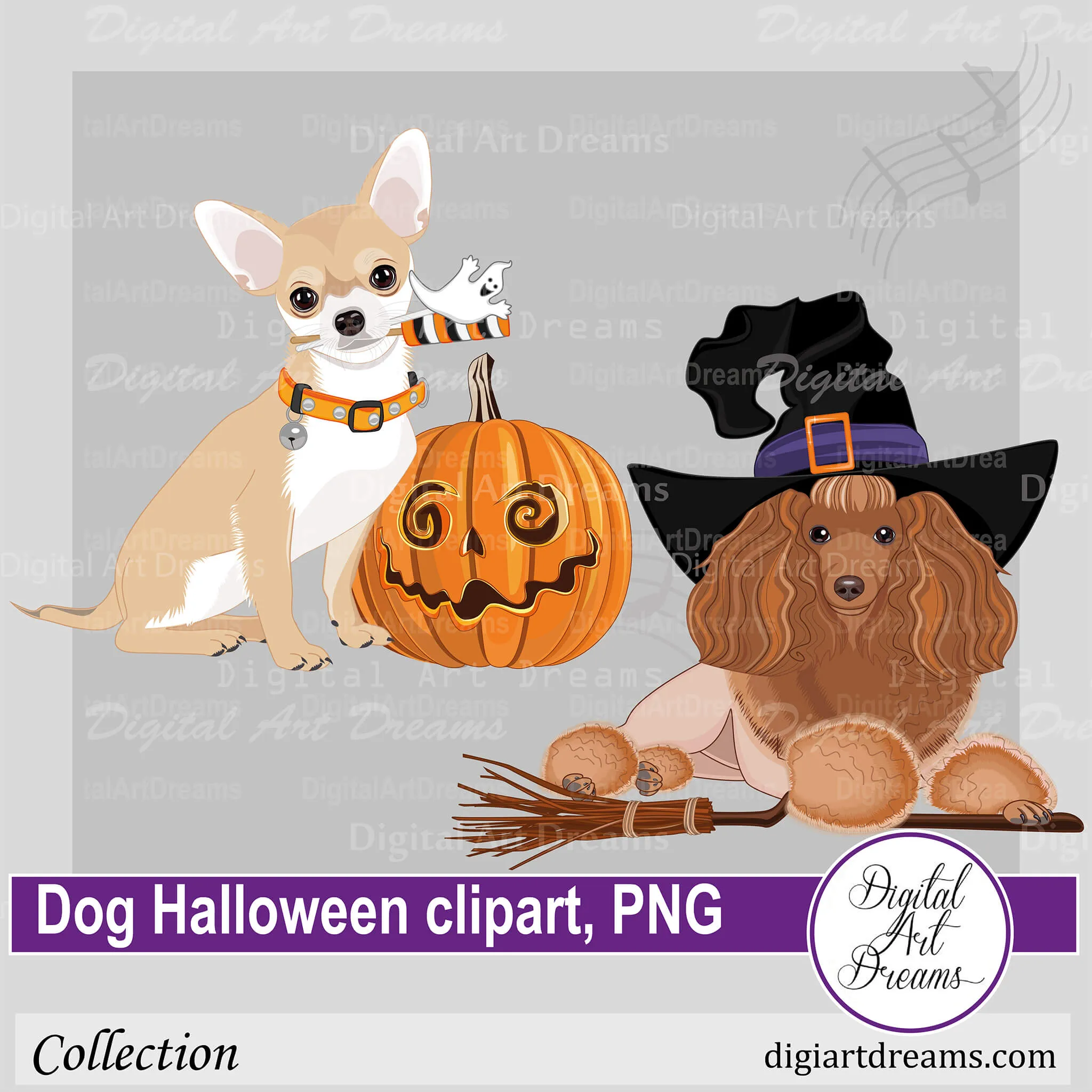 Halloween Dog Clipart