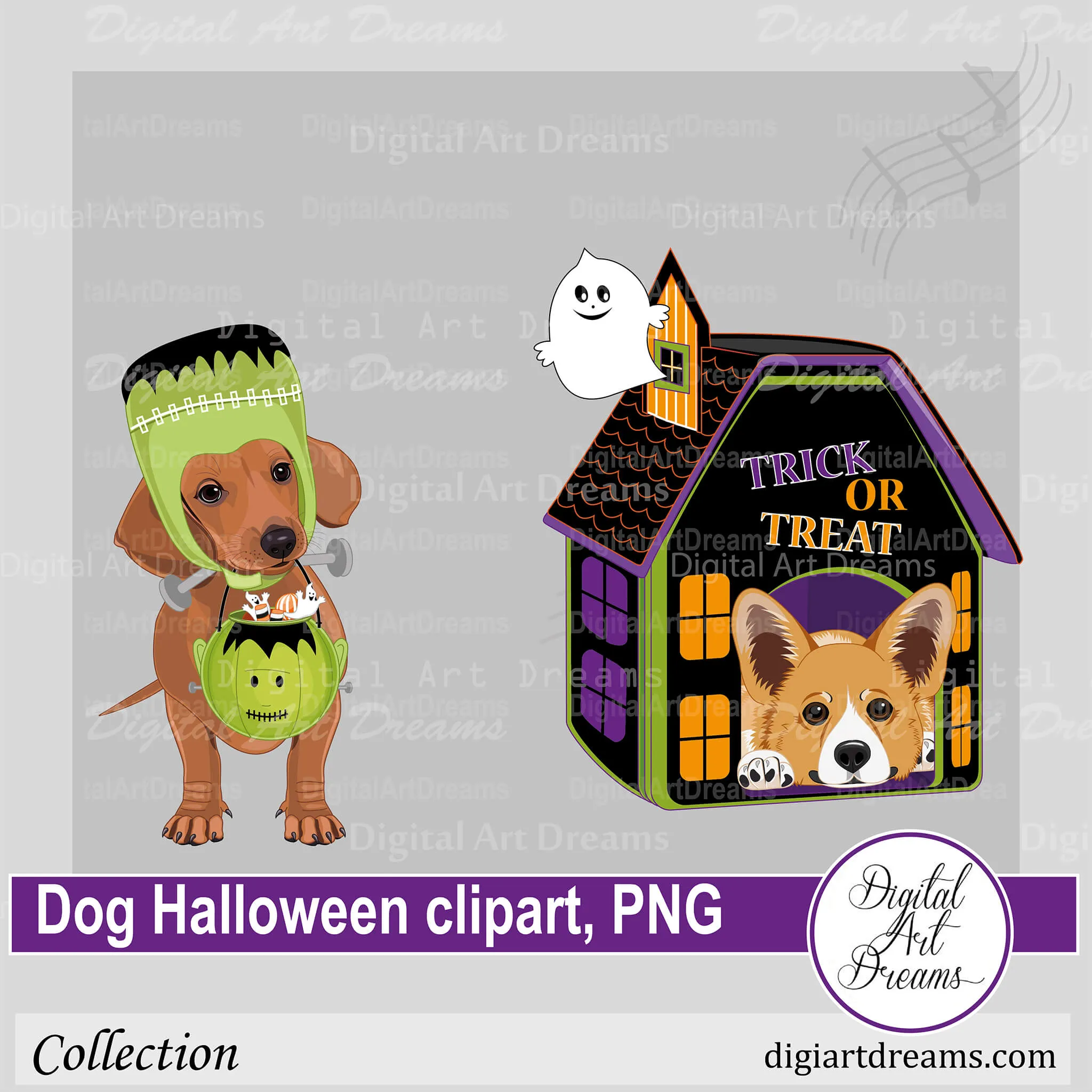 Halloween Dog Clipart