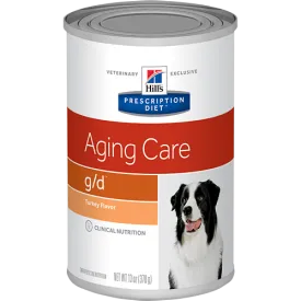 Hills Prescription Diet G/D Turkey Wet Dog Food