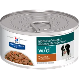 Hills Prescription Diet W/D Vegetable & Chicken Stew Wet Dog Food