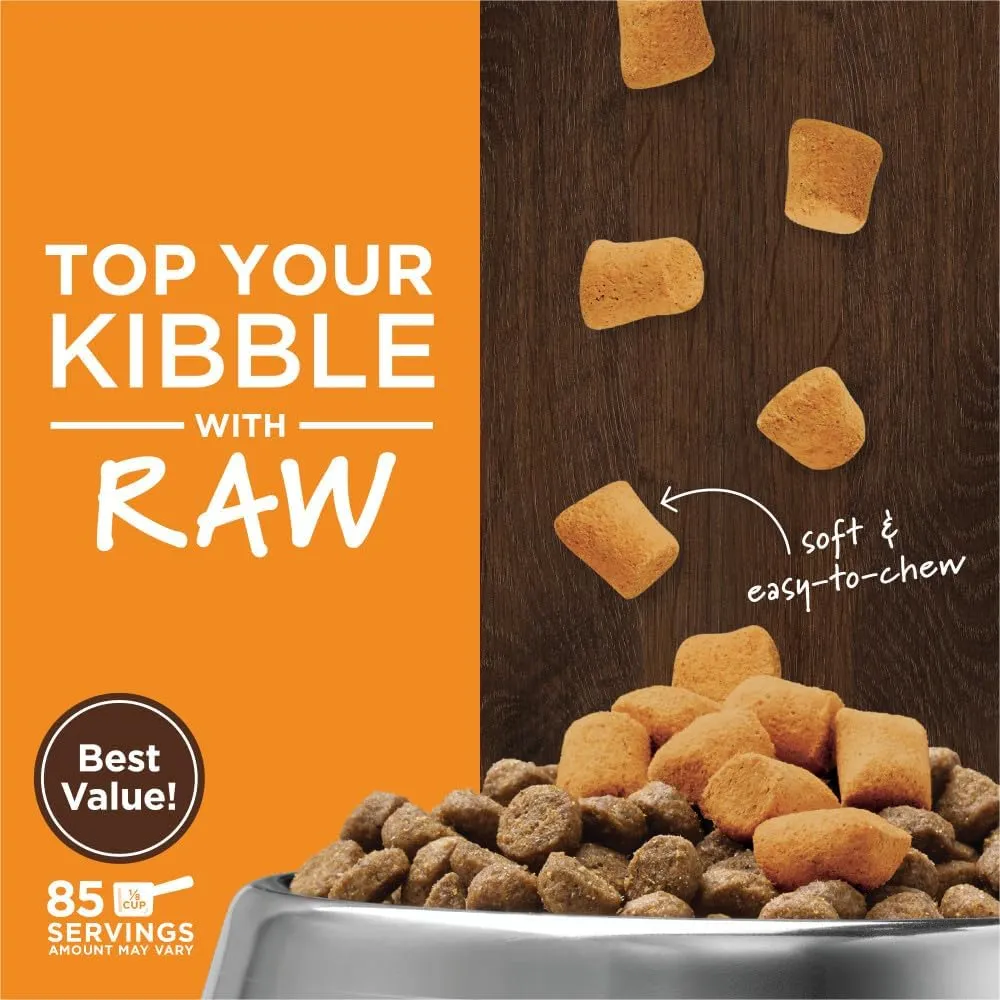Instinct Raw Boost Mixers, Freeze Dried Dog Food Topper with Functional Ingredients, Grain Free, Real Chicken - Gut Health , 23 oz. Bag