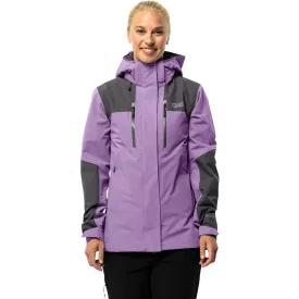 Jack Wolfskin Womens Jasper 2L Waterproof Walking Jacket - Velvet