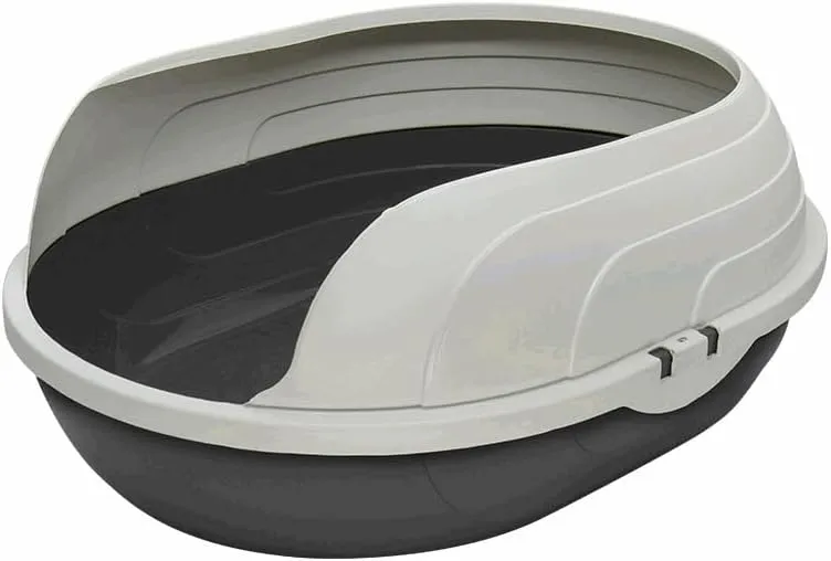 Jumbo Cat Litter Box  High Sided Kitty Litter Pan for Big Cats  Durable Plastic, Easy Clean, Low Entry for Kittens and Seniors  Furaco Pet