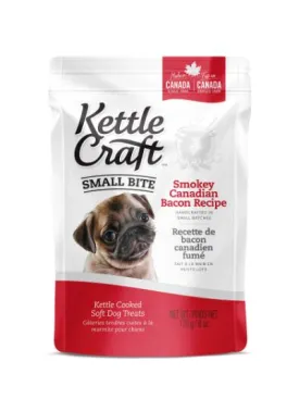 Kettle Craft Kettle Cooked Soft Dog Treats - Small Bites Smokey Canadian Bacon