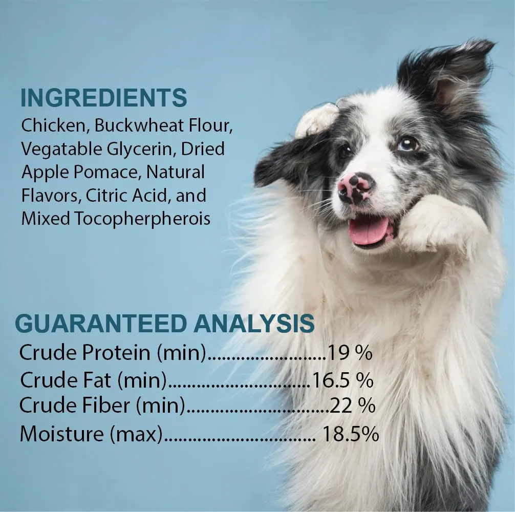 Lil' Bitz Flame Roasted Chicken Training Treats for All Dog Breeds - Low Calories, Grain Free, Natural Ingredients, NASC Compliance - Perfect Reward for Dogs of Every Size (4 oz)