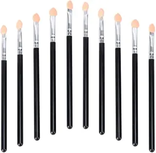 Lurrose Sponge Eyeshadow Brushes Dual Color Eye Makeup Sponge Brushes Professional Eyeshadow Makeup Tool for Women Girls 10pcs