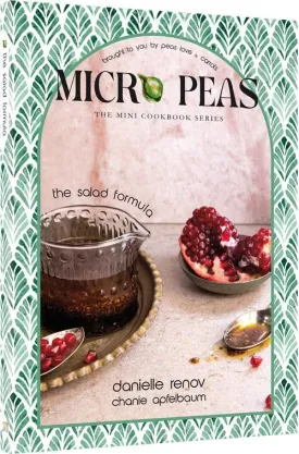 Micro Peas - The Mini Cookbook Series: Salad Formula: Peas Love and Carrots brings you another micro kosher cookbook, featuring 60 recipes that are perfect for everyday, shabbos, and holiday cooking! Paperback  June 10, 2025