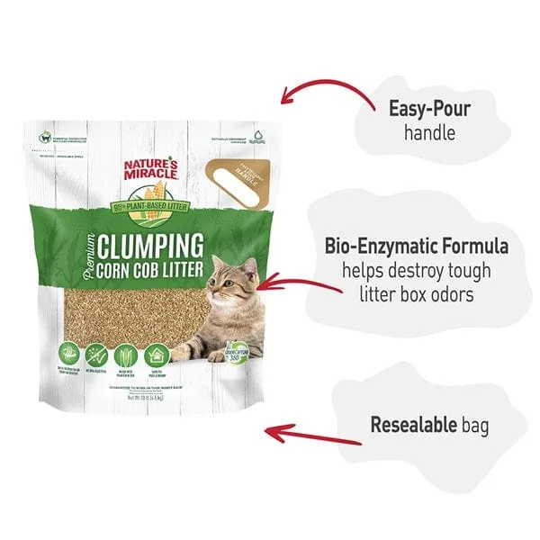 Nature's Miracle Premium Clumping Corn Cob Litter