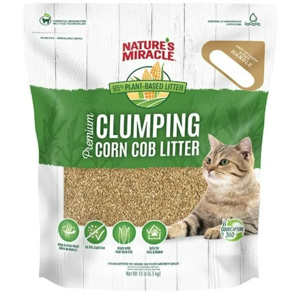 Nature's Miracle Premium Clumping Corn Cob Litter