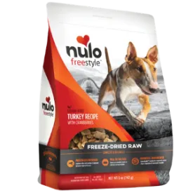 Nulo Freestyle Grain-Free Turkey with Cranberries Recipe Freeze-Dried Dog Food