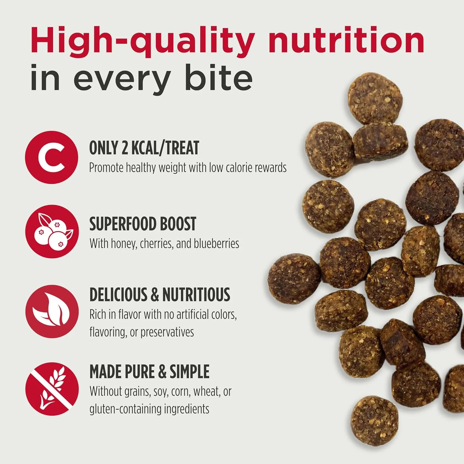 Nulo Freestyle Salmon Flavor Healthy Dog and Puppy Training Treats, 4 Ounce Pouch