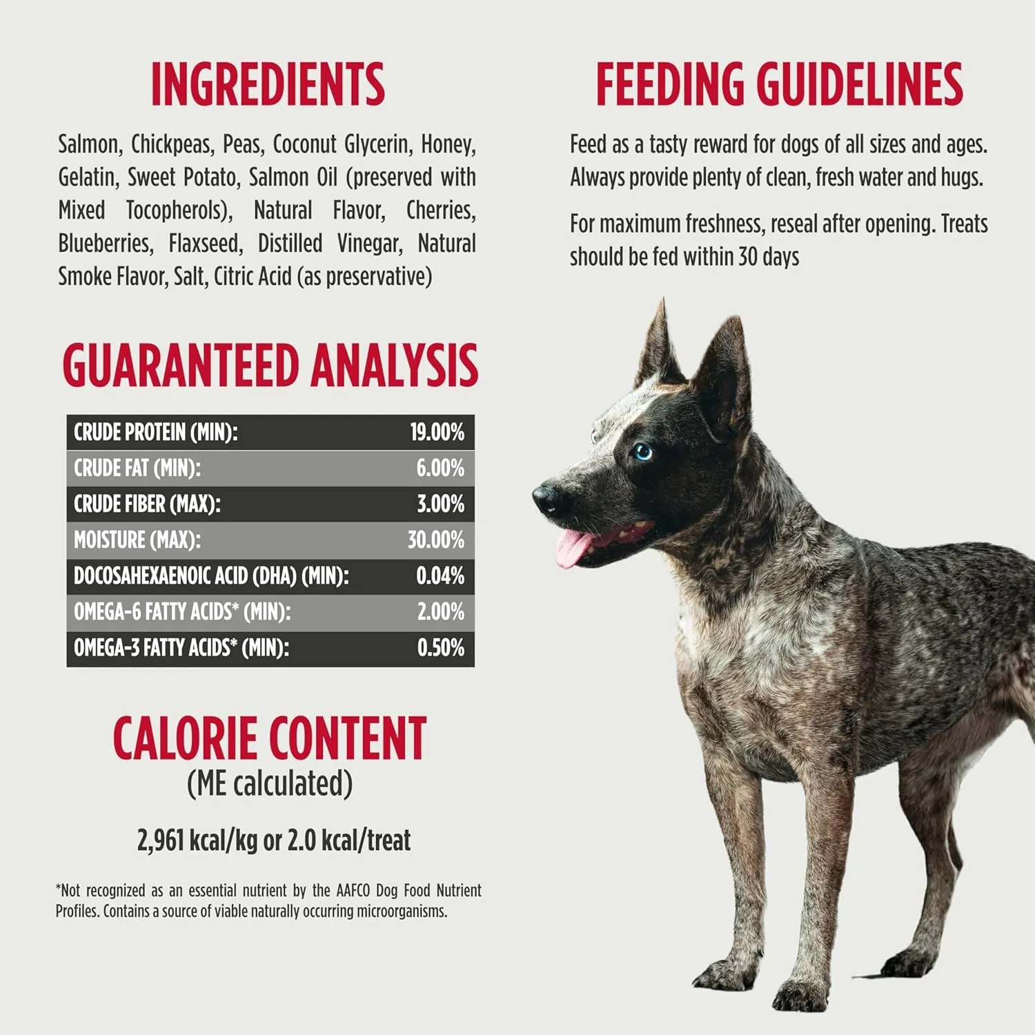 Nulo Freestyle Salmon Flavor Healthy Dog and Puppy Training Treats, 4 Ounce Pouch