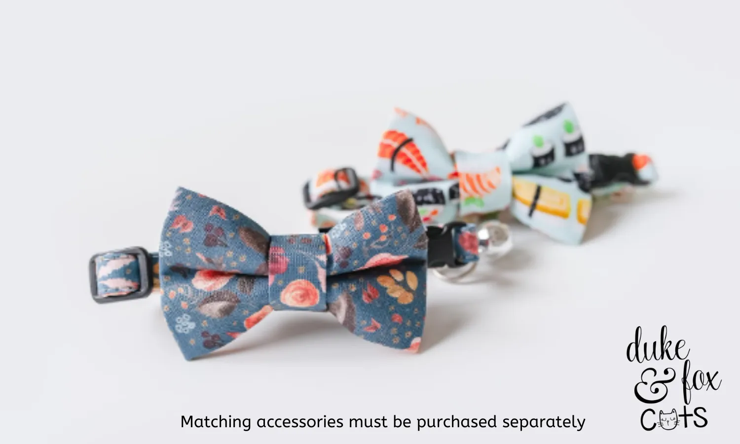 Personalized Cat Collar | Pink Gingham Cat Collar | Duke & Fox®