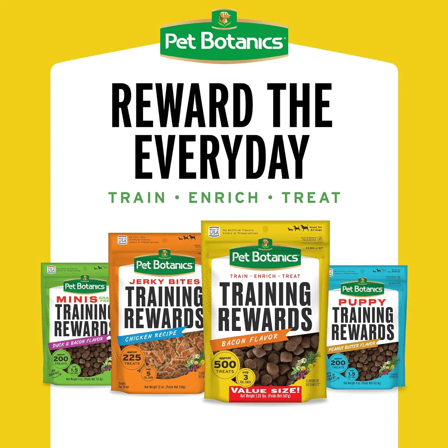 Pet Botanics Training Rewards Soft & Chewy Bacon Flavor Dog Treats (20 oz)