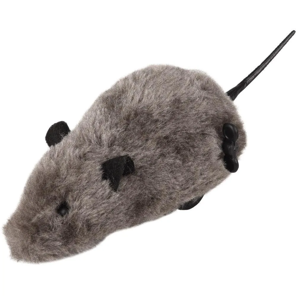 Pet Toy, Funny Clockwork Toy, Plush Mouse Toy Wind Up Toys, Mechanical Motion Power Spring Cat Dog Playing Toy