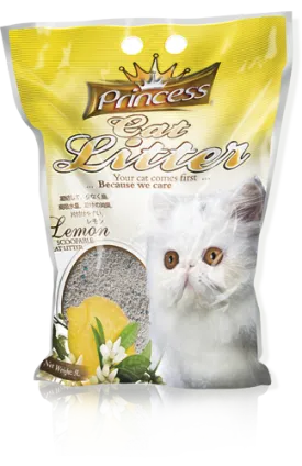 Princess Scented Cat Litter Lemon