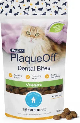 ProDen PlaqueOff Dental Bites Cat 60g