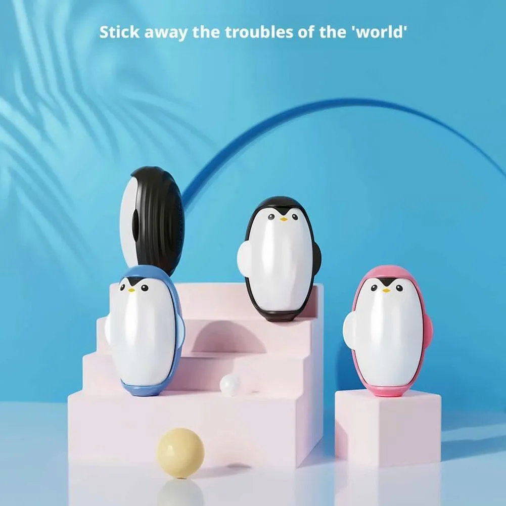 Reusable Lint Roller, Penguin Shape Portable Reusable Washable Lint Roller Ball Lint Roller Mini Lint Roller, Travel Lint Roller for Clothes, Pet Hair Debris Removal Tool