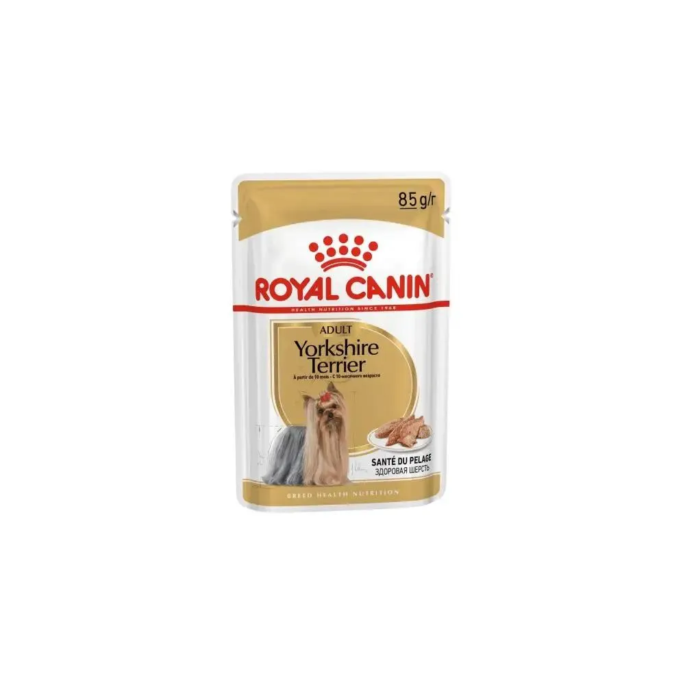 Royal Canin Breed Health Nutrition Yorkshire Adult Wet Dog Food 85g