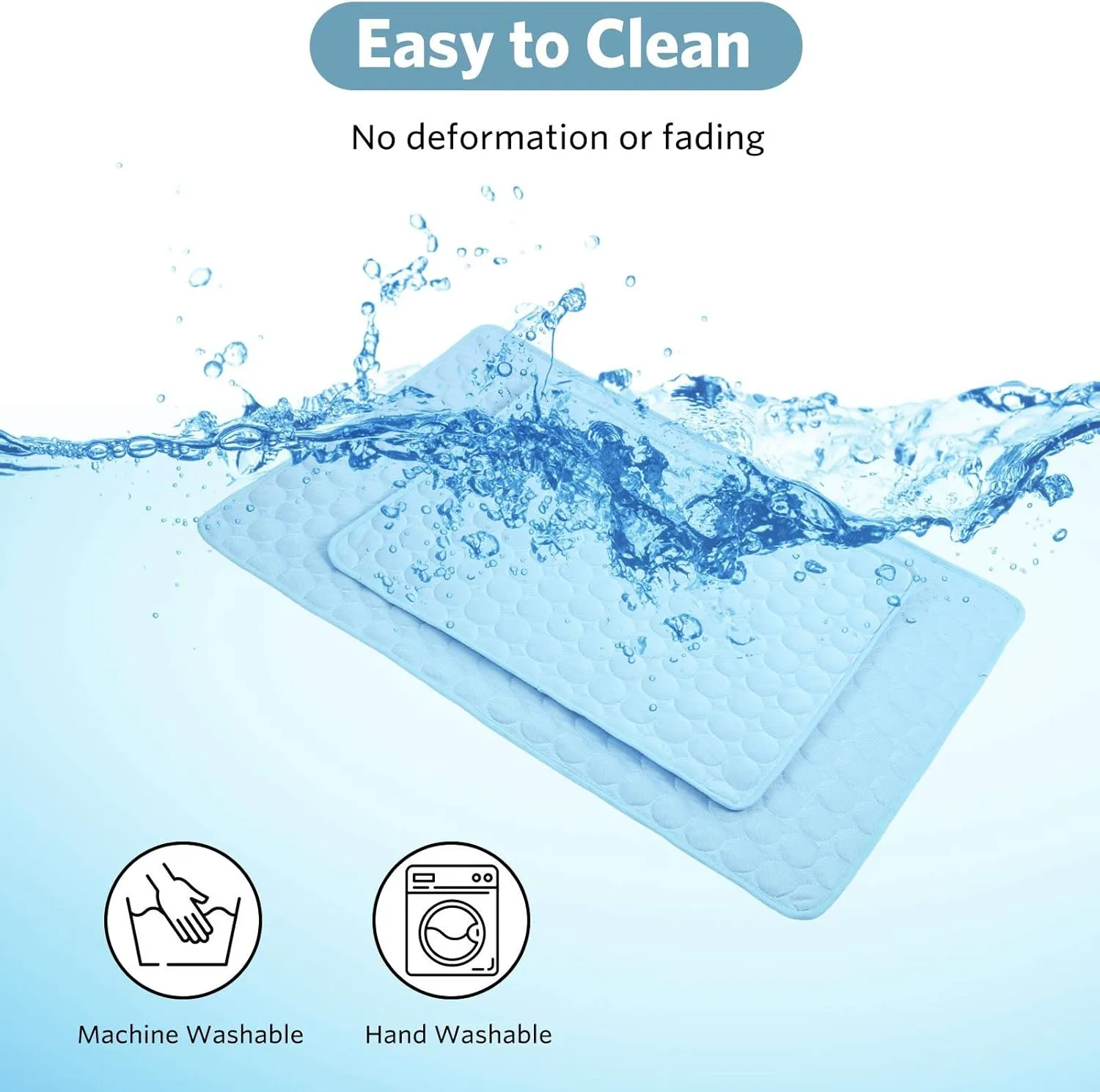 SHEJIZE Dog Cooling Mat Dog Cooling Pad Self Cooling Blanket, Washable Cooling Mat for Dogs, Pet Cooling Mat Keeps Pets Cool in Summer Heat, Resuable Fabric Cooling Mat 28x40inch/70x100cm